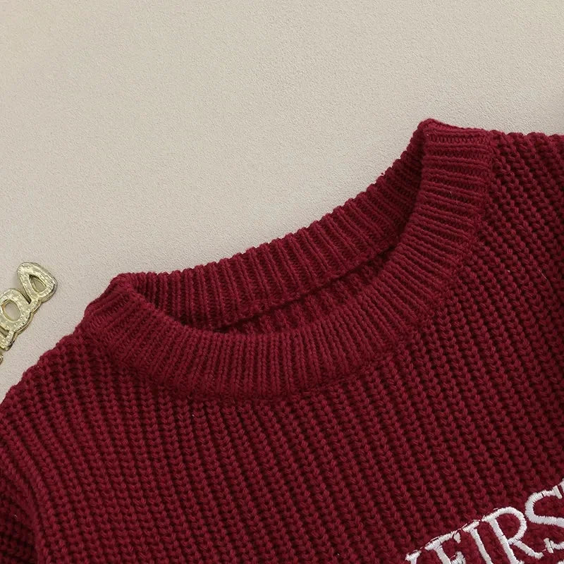 Baby Pullover Weihnachten
