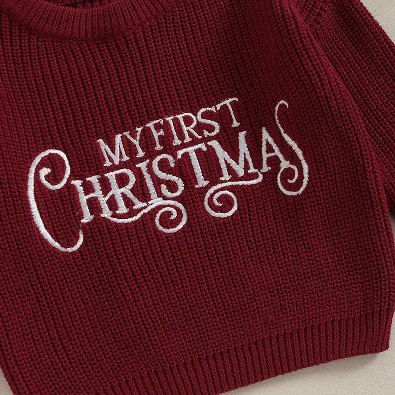 Baby Pullover Weihnachten
