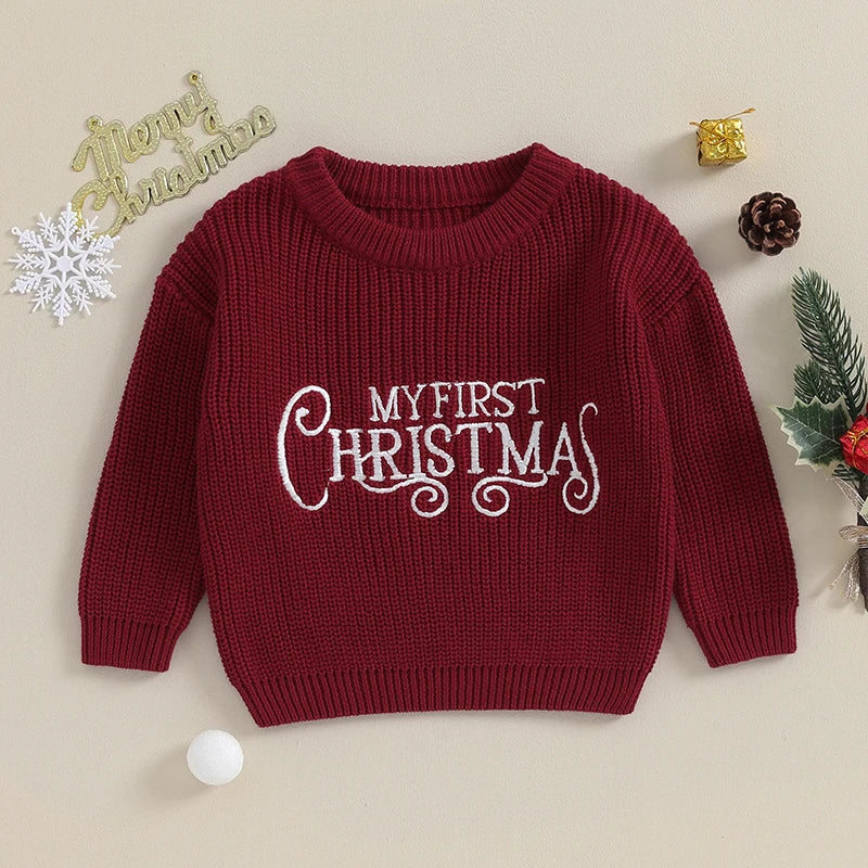 Baby Pullover Weihnachten