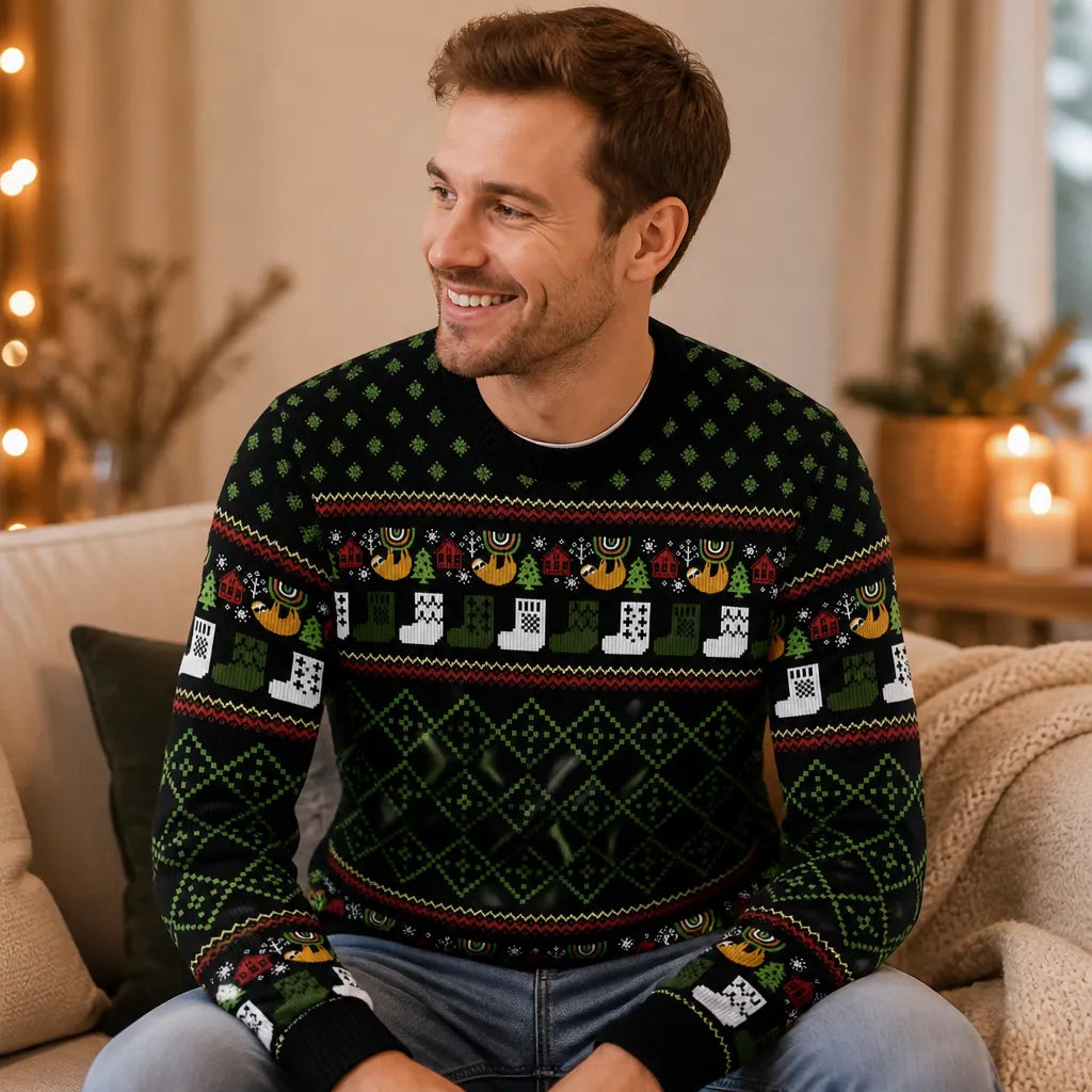 Faultier Pullover Weihnachten