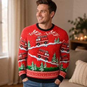 Feuerwehr Pullover Weihnachten