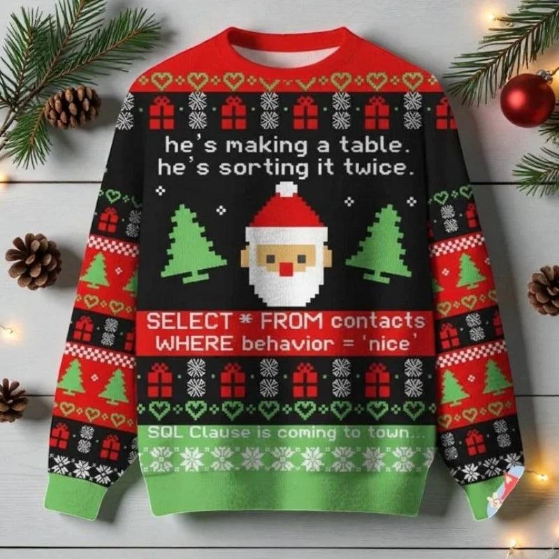 Nerd Pullover Weihnachten