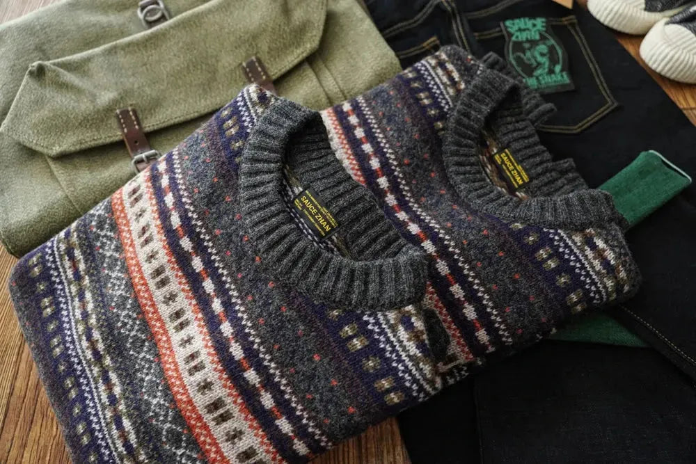 Norweger Pullover Herren Weihnachten