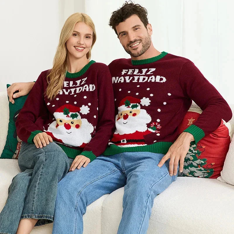 Partnerlook Familie Weihnachten Pullover