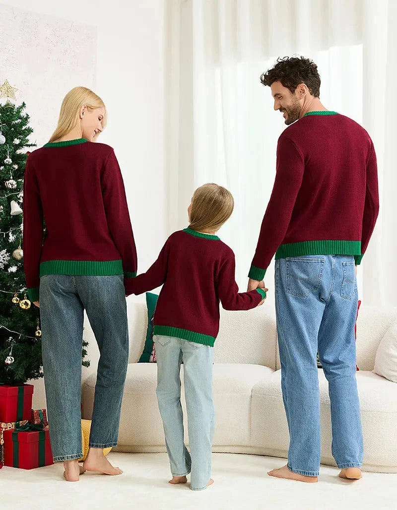 Partnerlook Familie Weihnachten Pullover