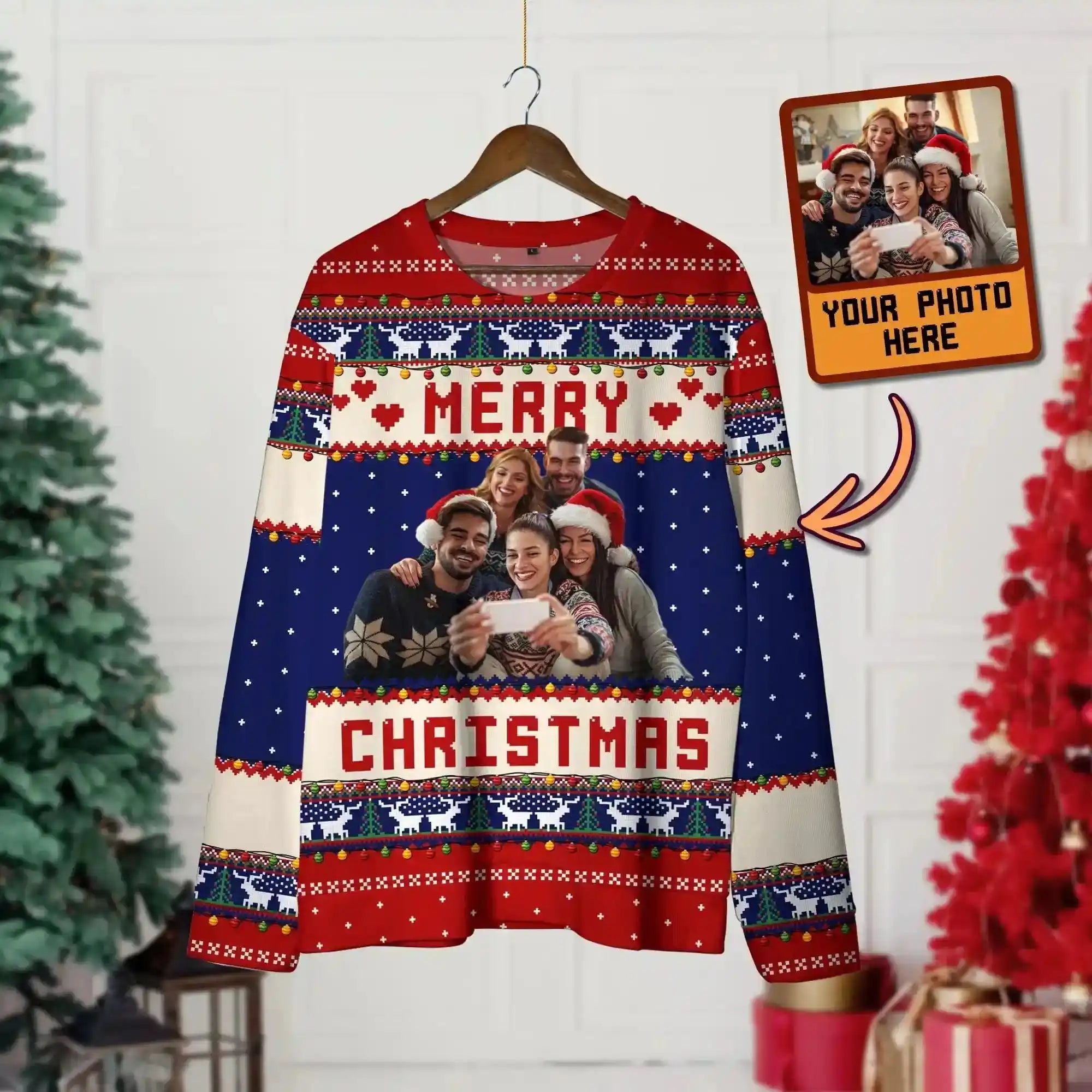 Personalisierter Pullover Weihnachten