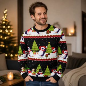 Pinguin Weihnachten Pullover