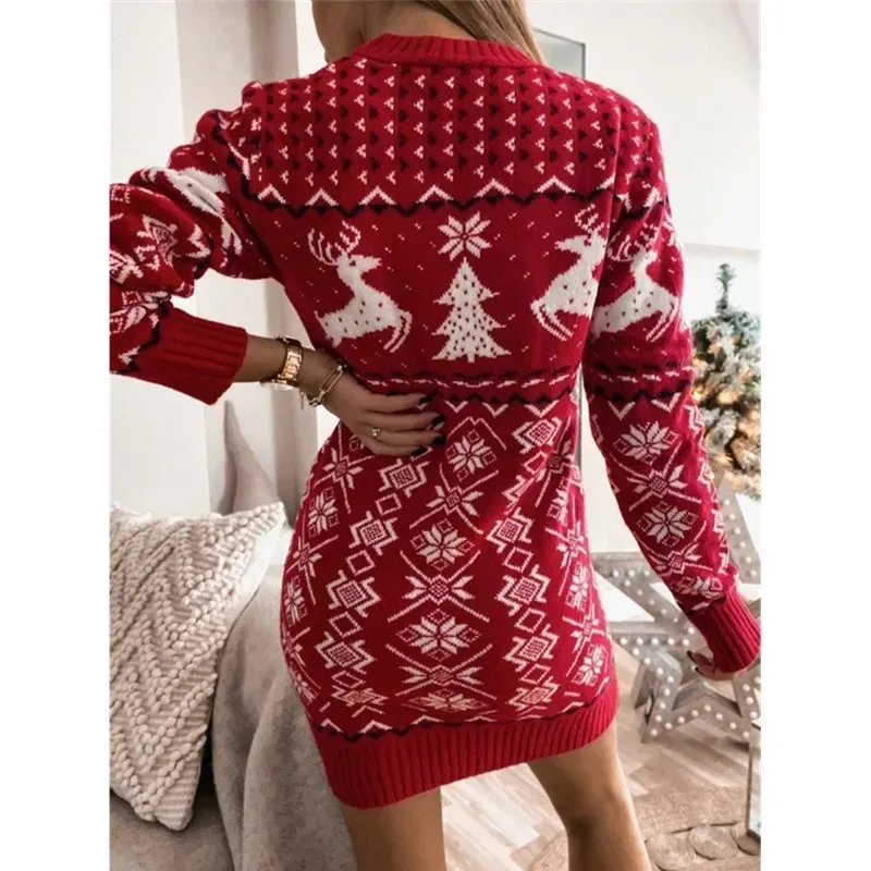 Weihnachtskleid Strick 3