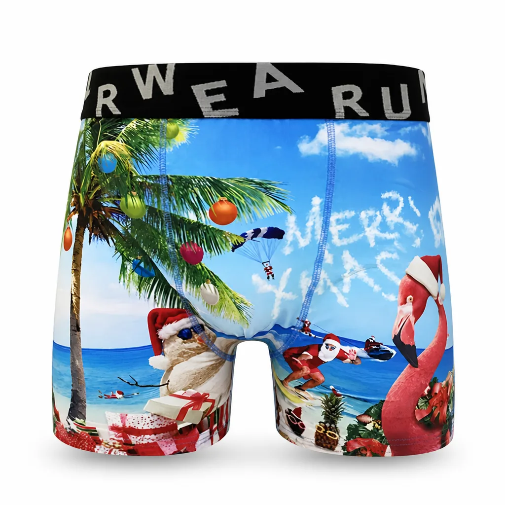 Lustige Boxershorts Herren Weihnachten 1