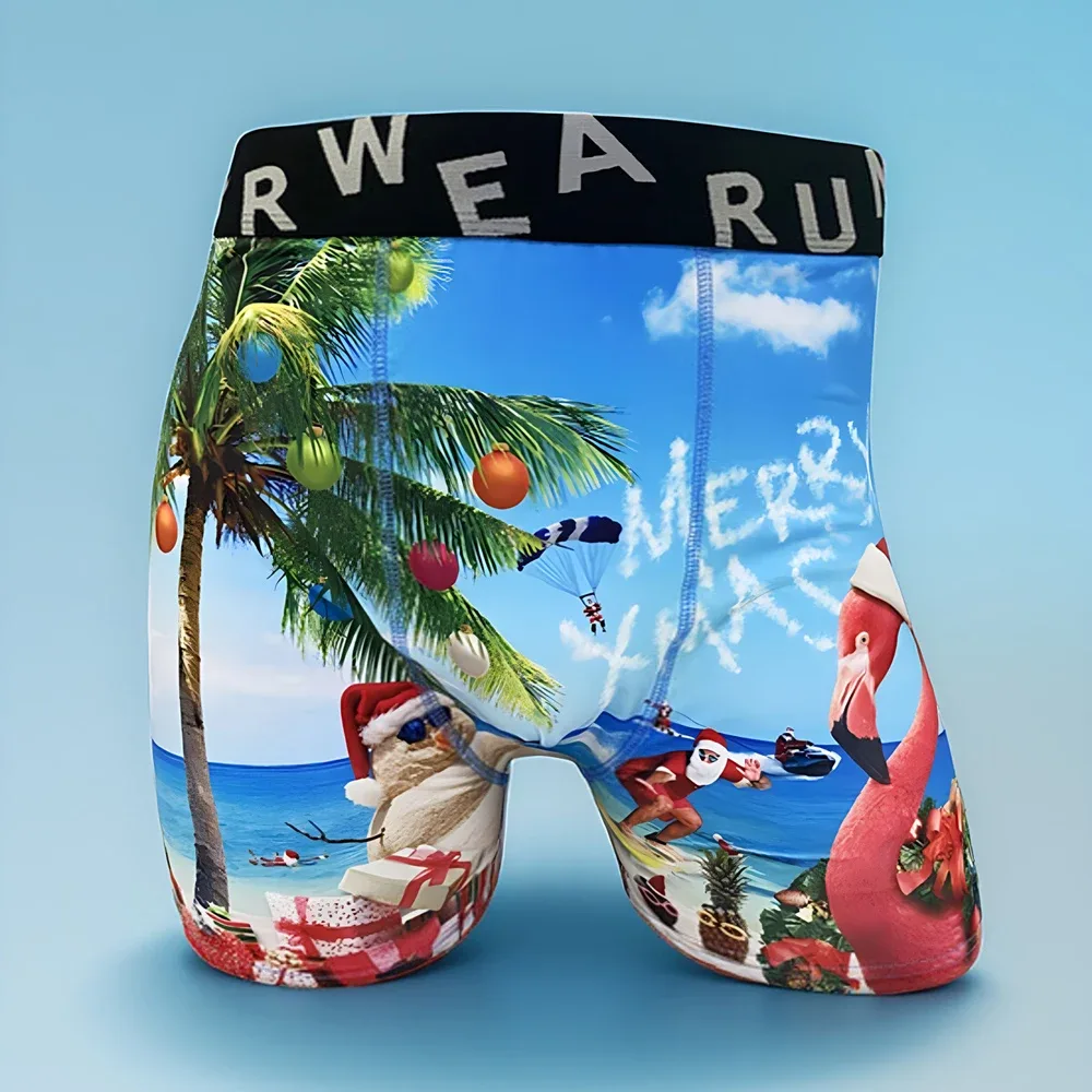 Lustige Boxershorts Herren Weihnachten 2