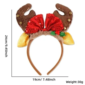 Haarreif Elchgeweih Weihnachten 1