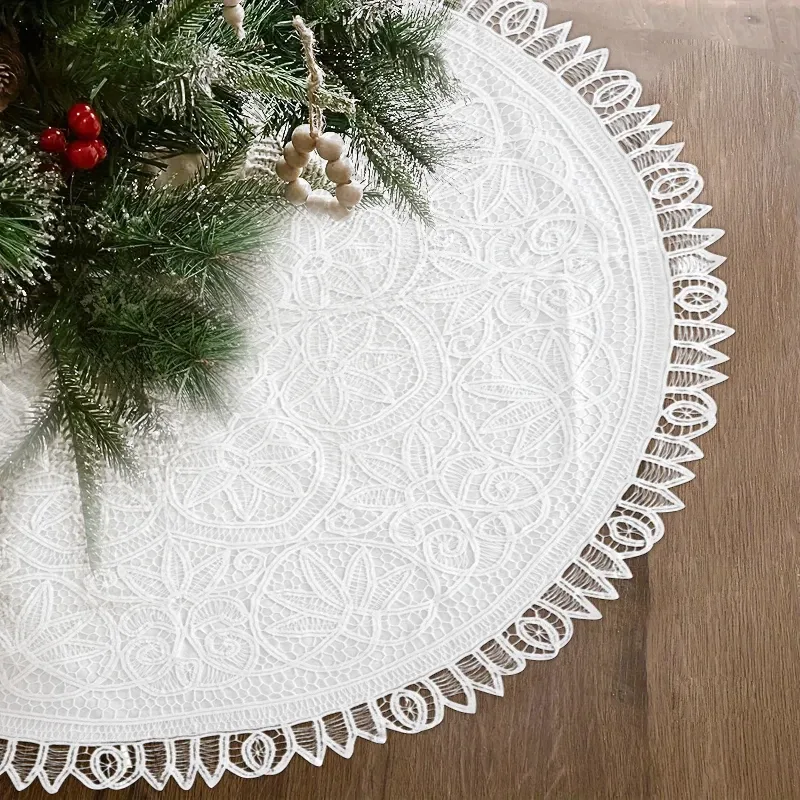 Cotton Christmas Tree Skirt 2