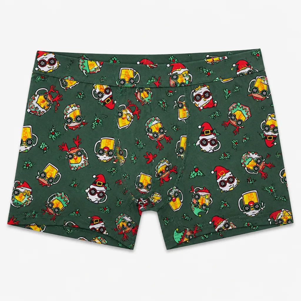 Weihnachtliche Boxershorts Herren 1