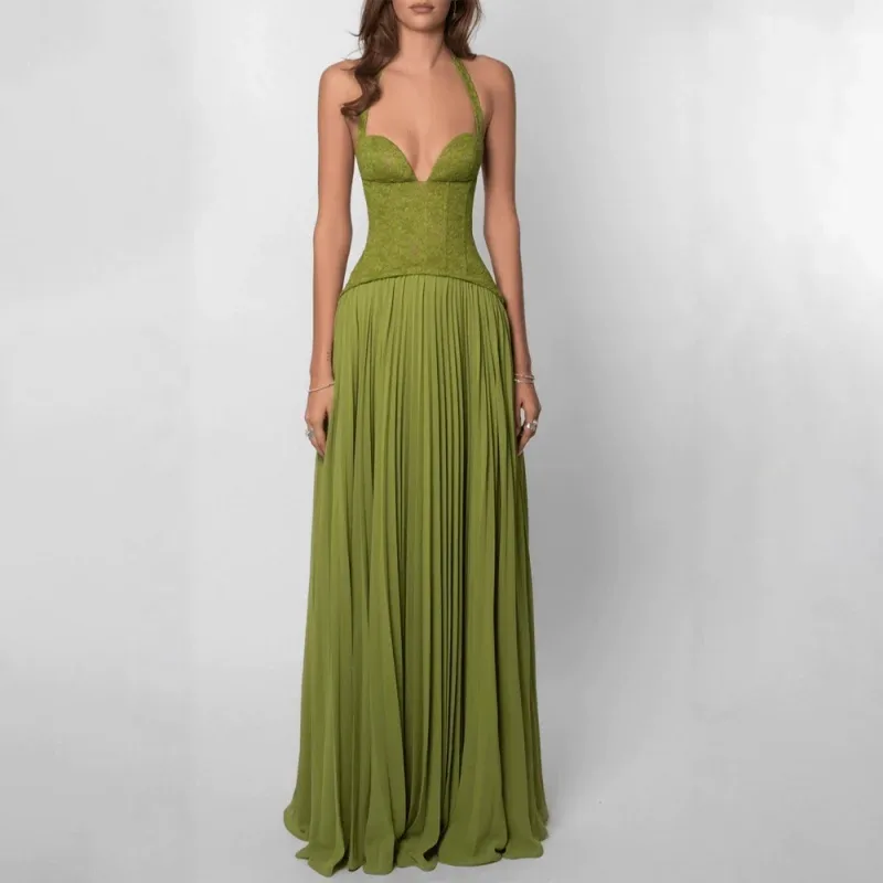 Grünes Kleid Weihnachten 1