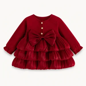 Weihnachtskleid Baby Mädchen 1