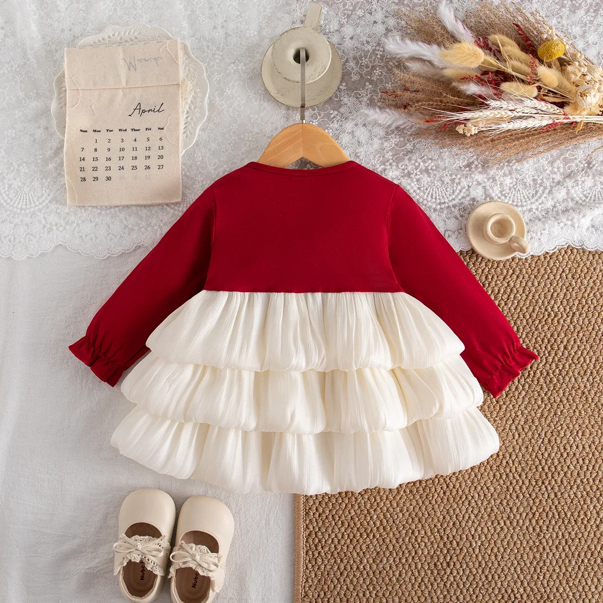 Weihnachtskleid Baby Mädchen 4