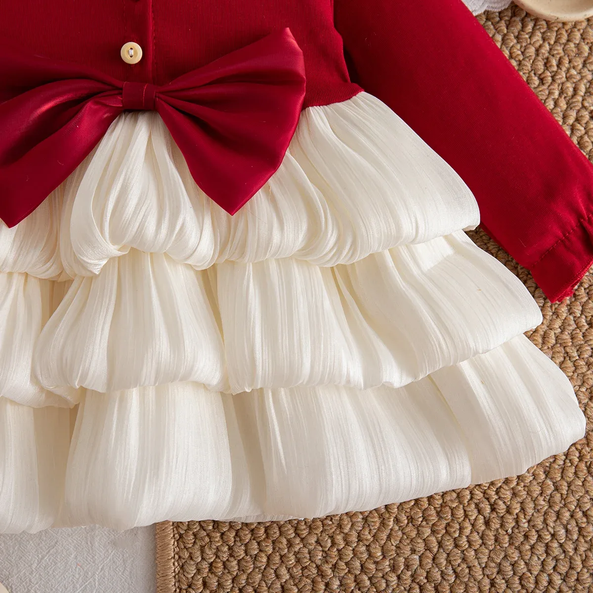 Weihnachtskleid Baby Mädchen 6