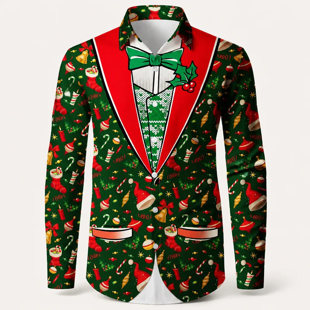 Hemd Weihnachten Herren 1