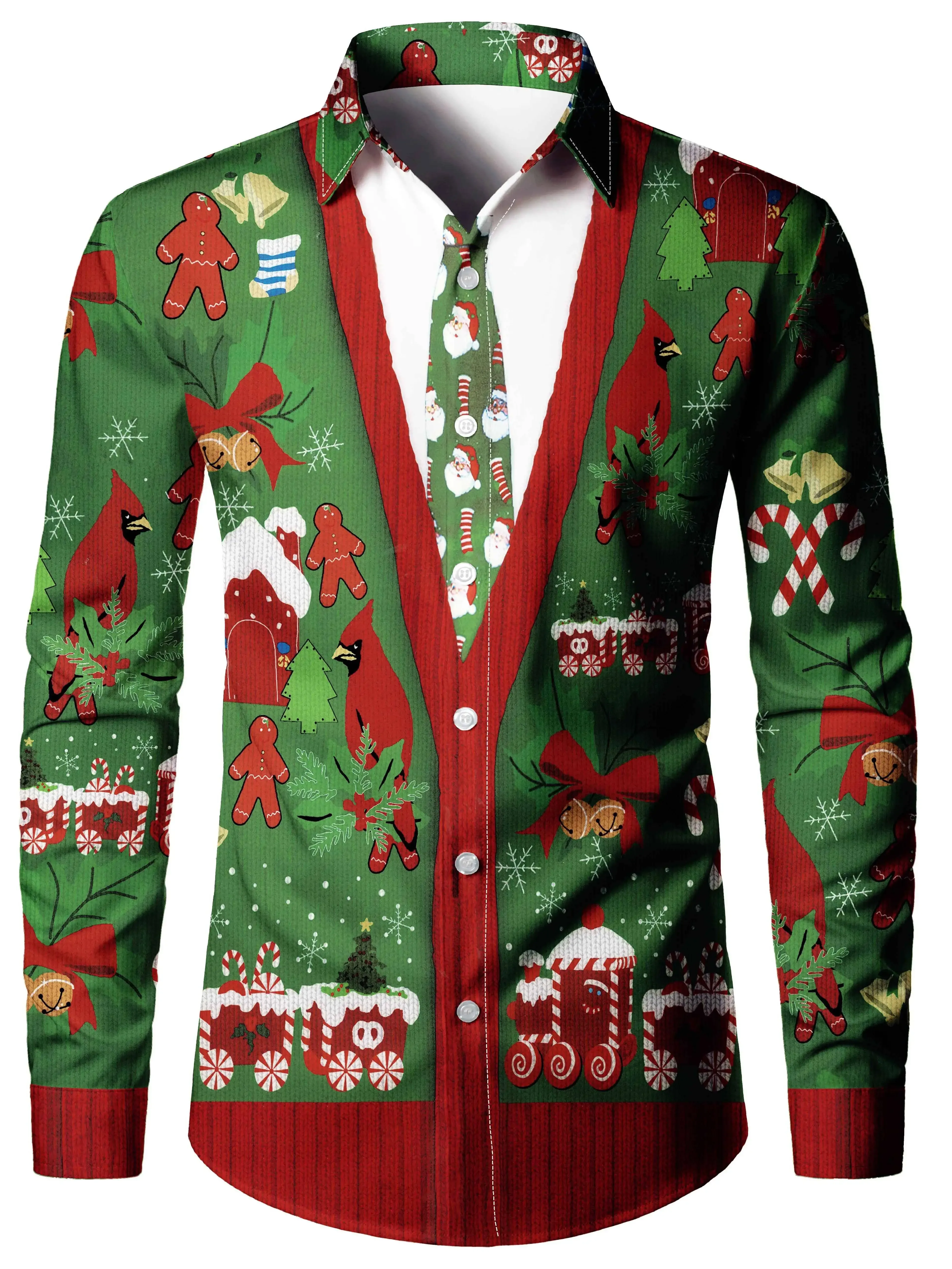 Hemd Weihnachten Herren 4