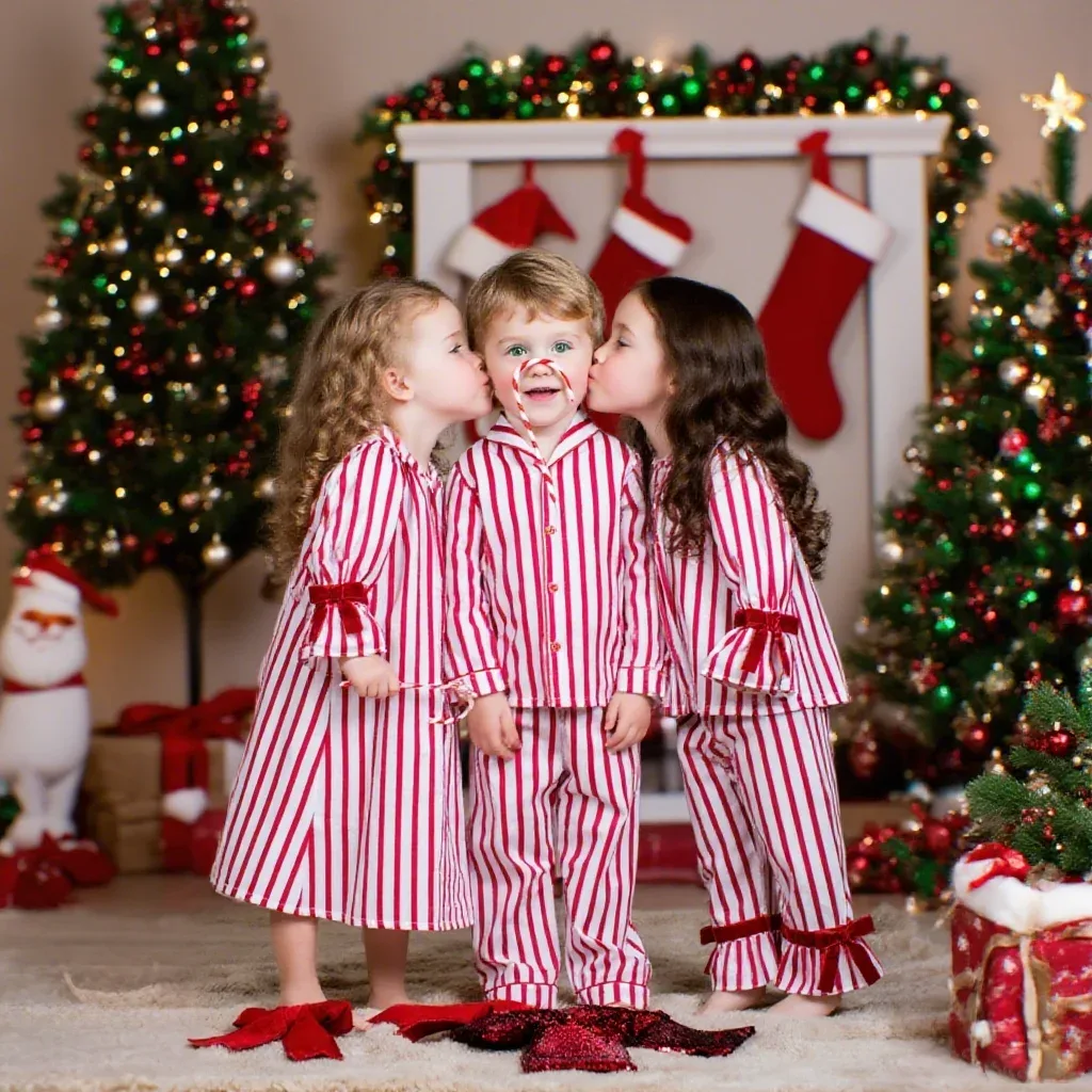 Weihnachtsschlafanzug Kinder 1