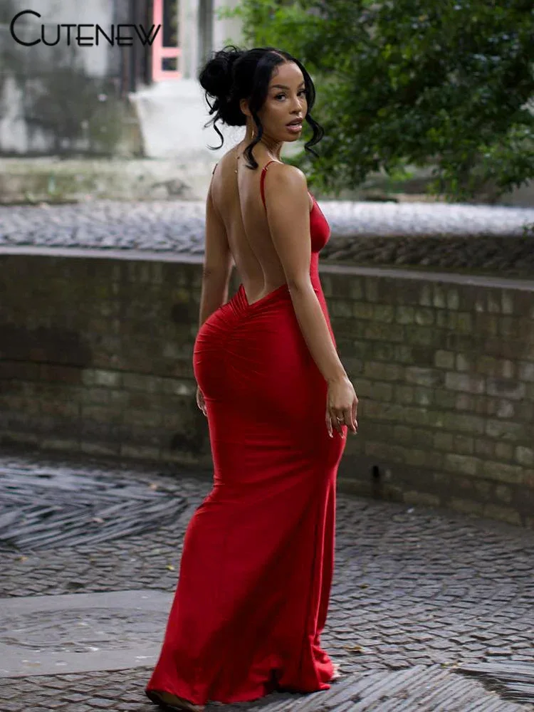 Rotes Weihnachtskleid Damen 2