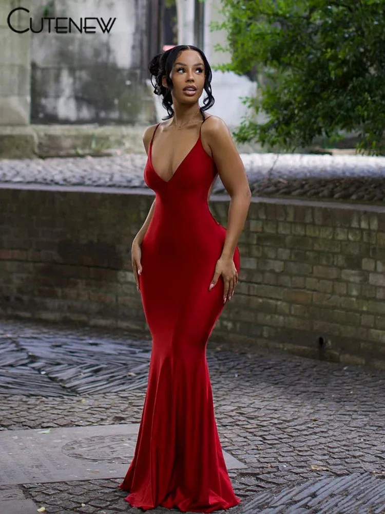 Rotes Weihnachtskleid Damen 3