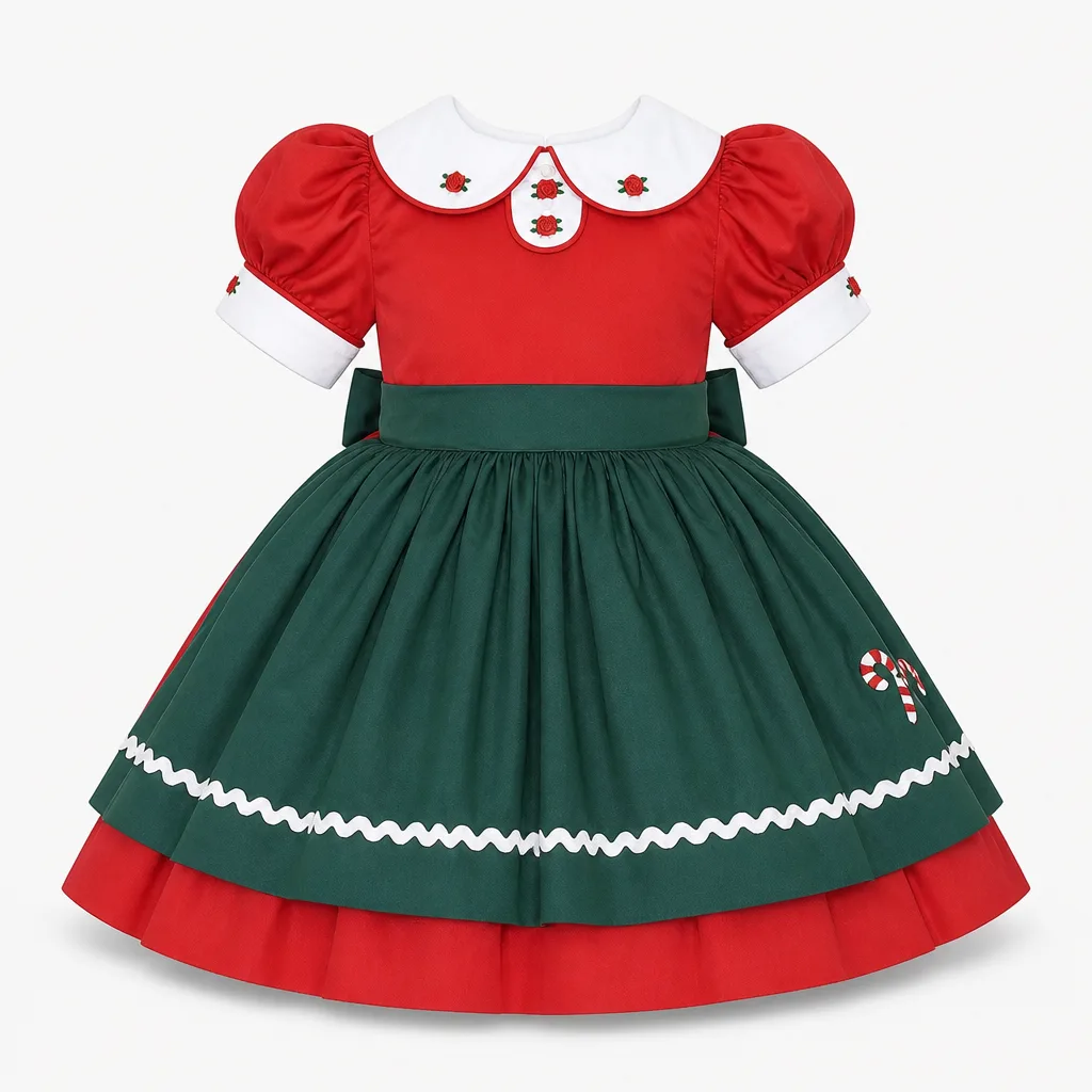 Weihnachtskleid 140 1