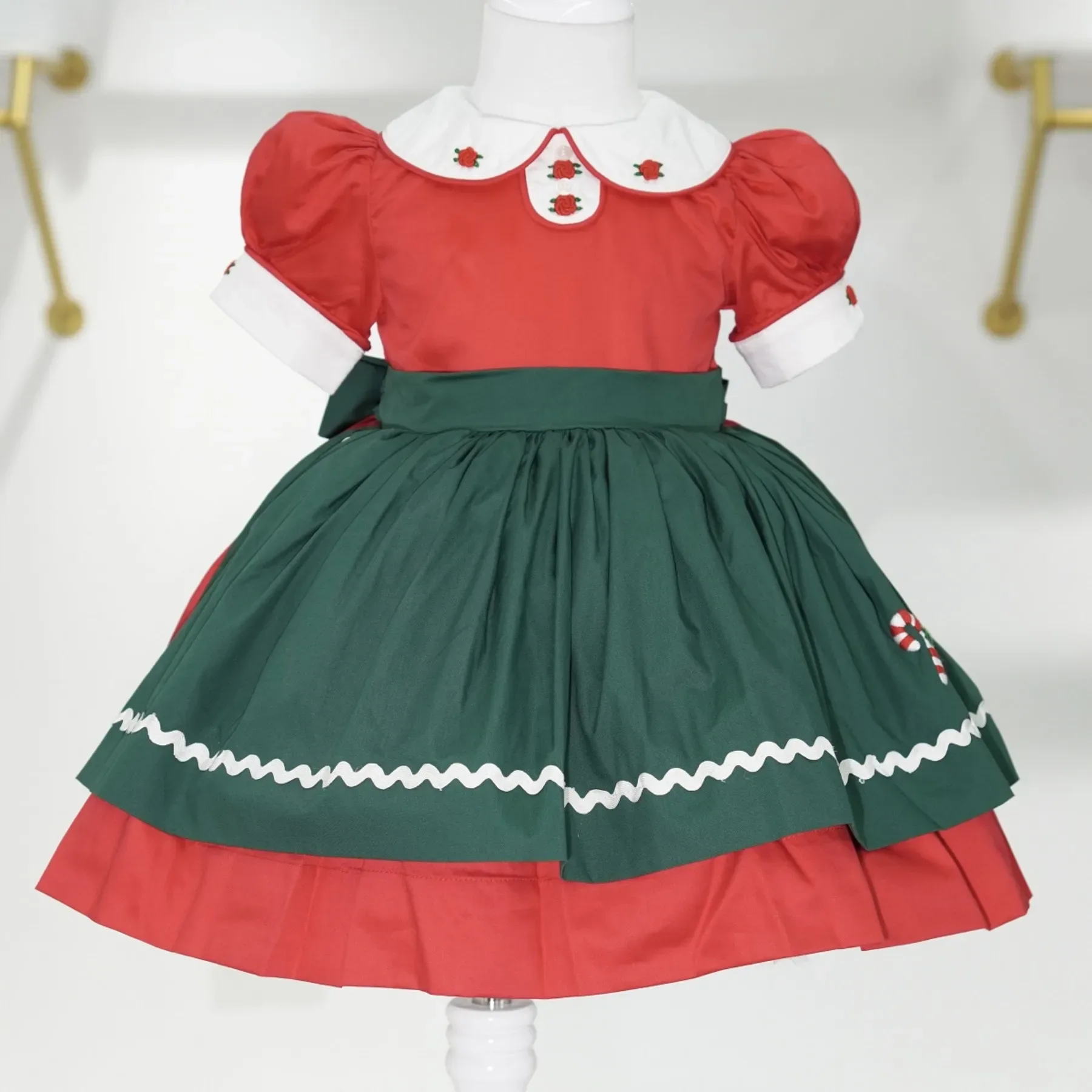 Weihnachtskleid 140 3