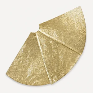 Gold Christmas Tree Skirt 1