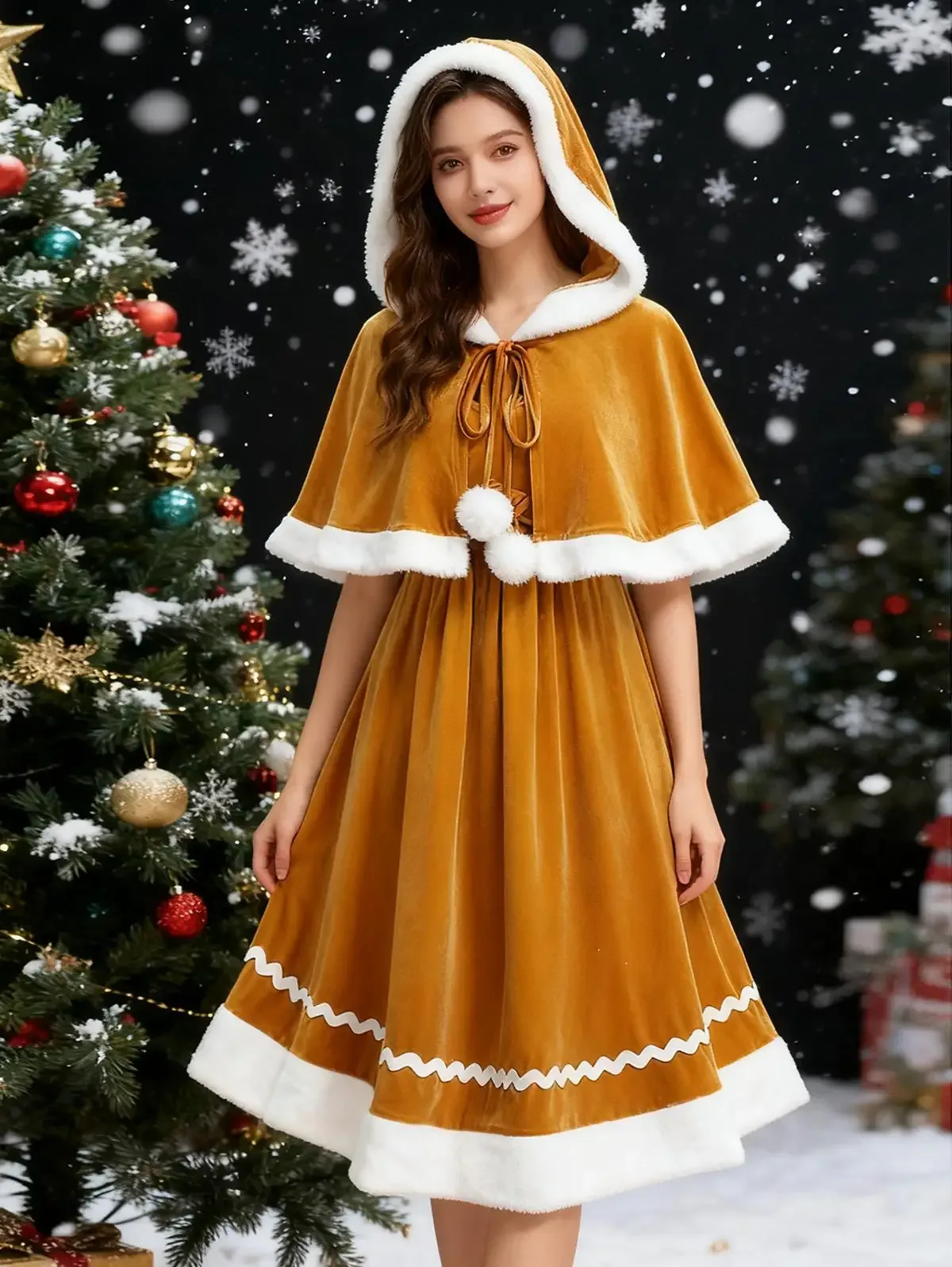 Weihnachtskleid Curvy 1