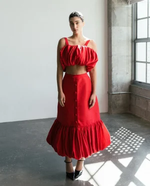 Christmas Red Skirt 1