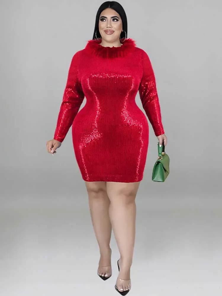 Weihnachtskleider Glitzer 1