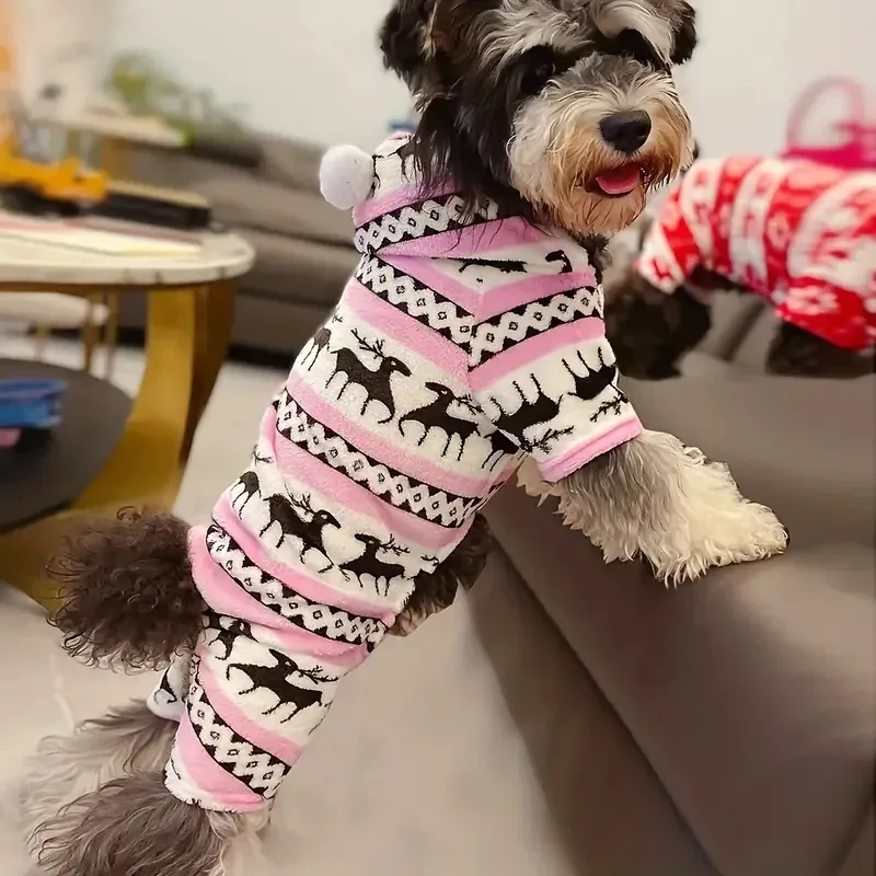Rentier Kostüm Hund 1