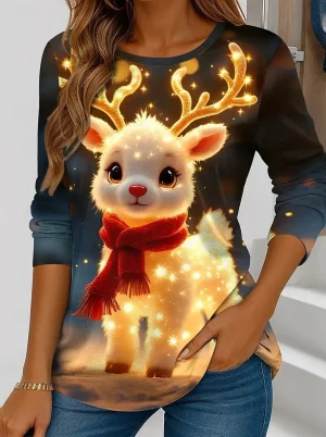 Weihnachts T Shirt Damen 1