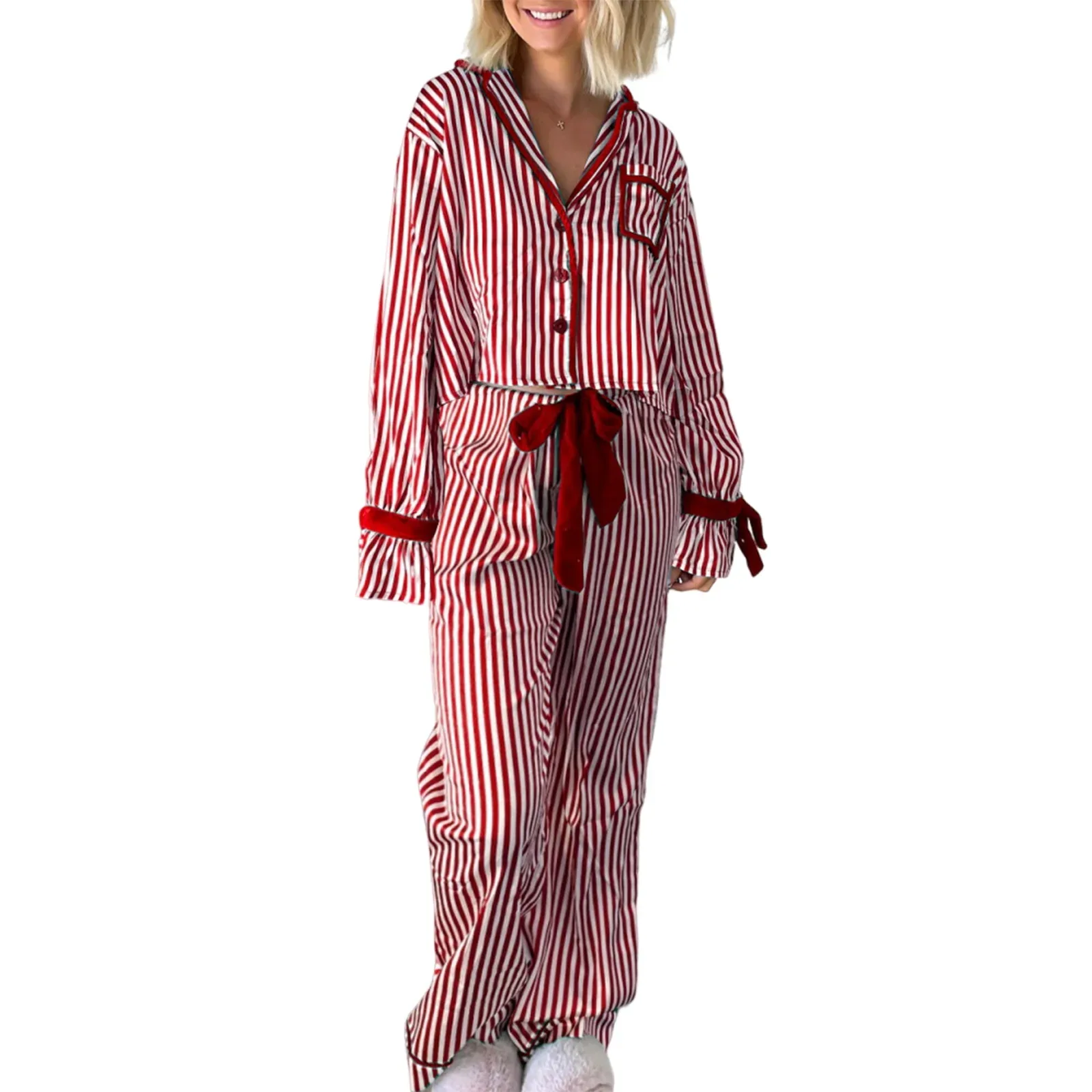 Weihnachtsschlafanzug Damen 3
