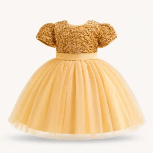 Weihnachtliches Kleid Mädchen 1