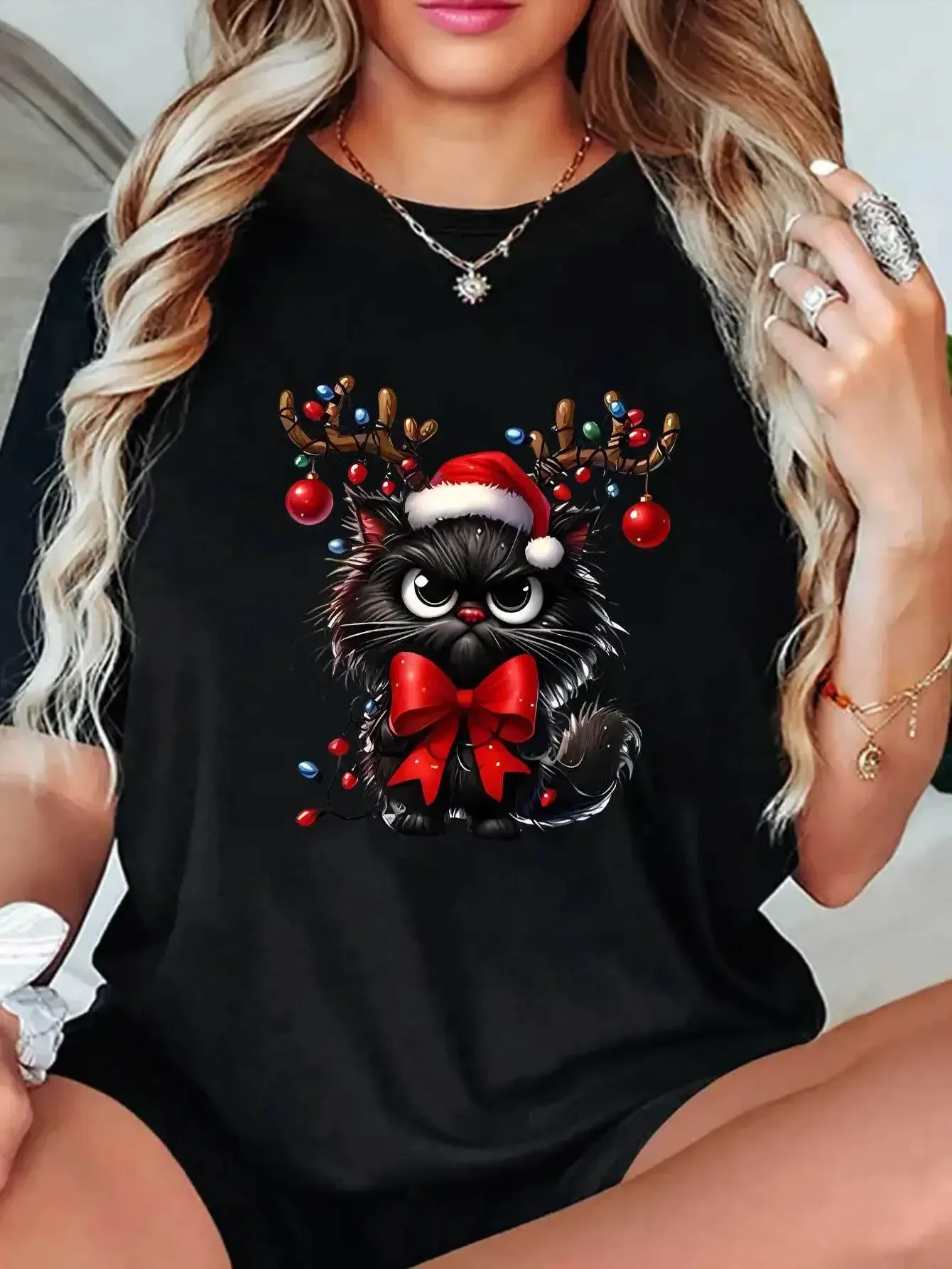 Ladies Christmas T Shirt 1