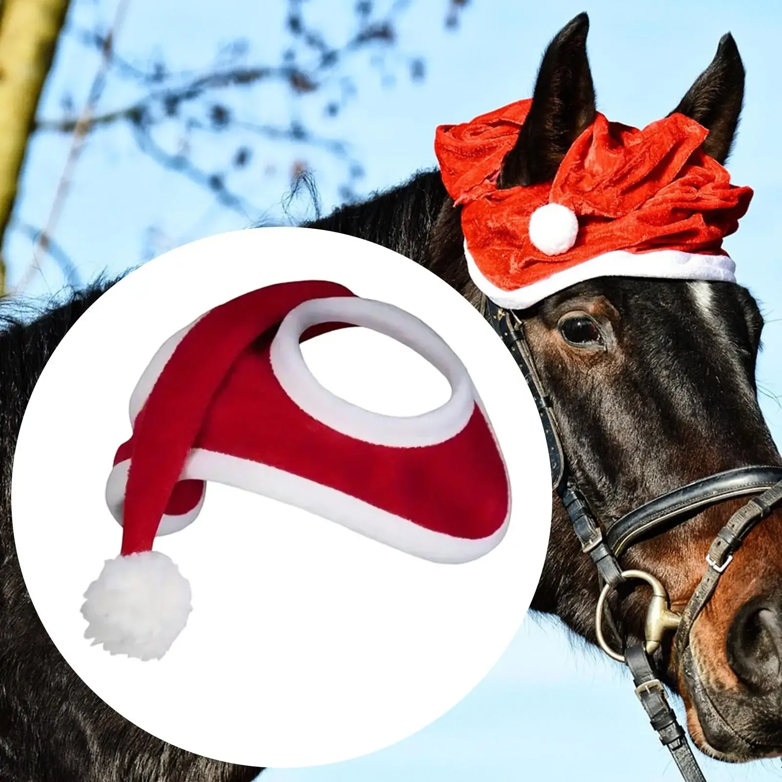 Pferde Weihnachtsmütze 3