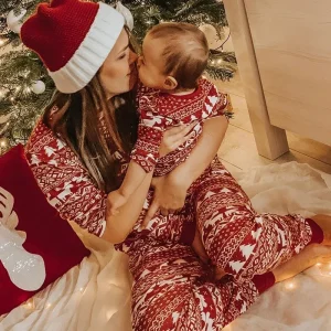Weihnachtskleid Mutter Tochter 1