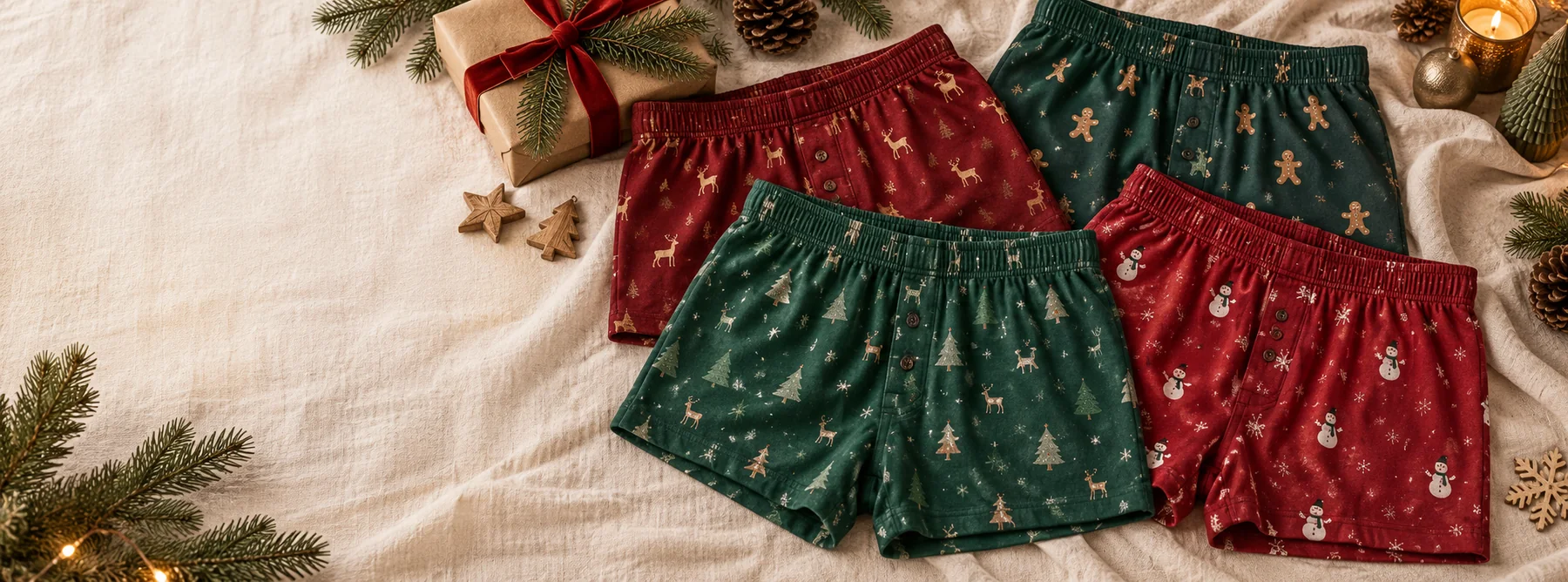 Weihnachts Boxershorts